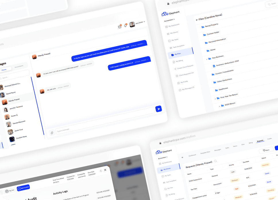 Elephant CPA practice management platform