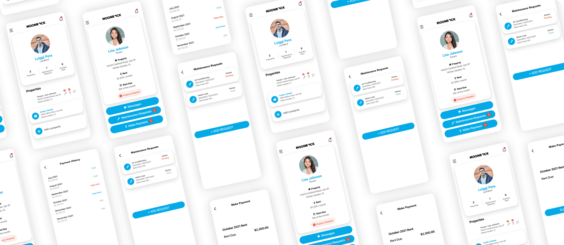 MoonRock property management app