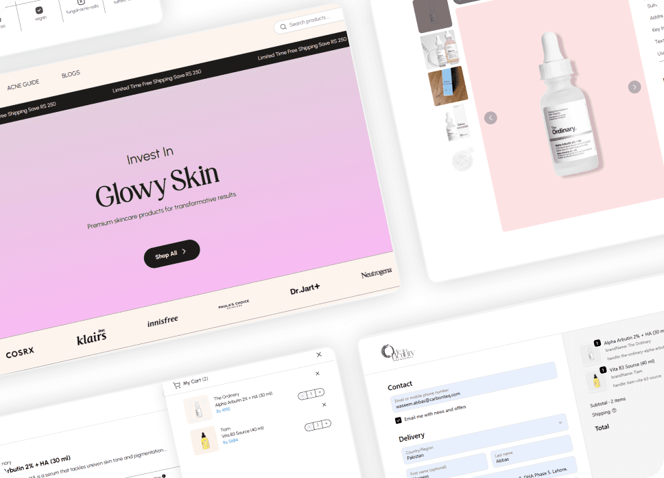 Ode to Beauty commerce platform